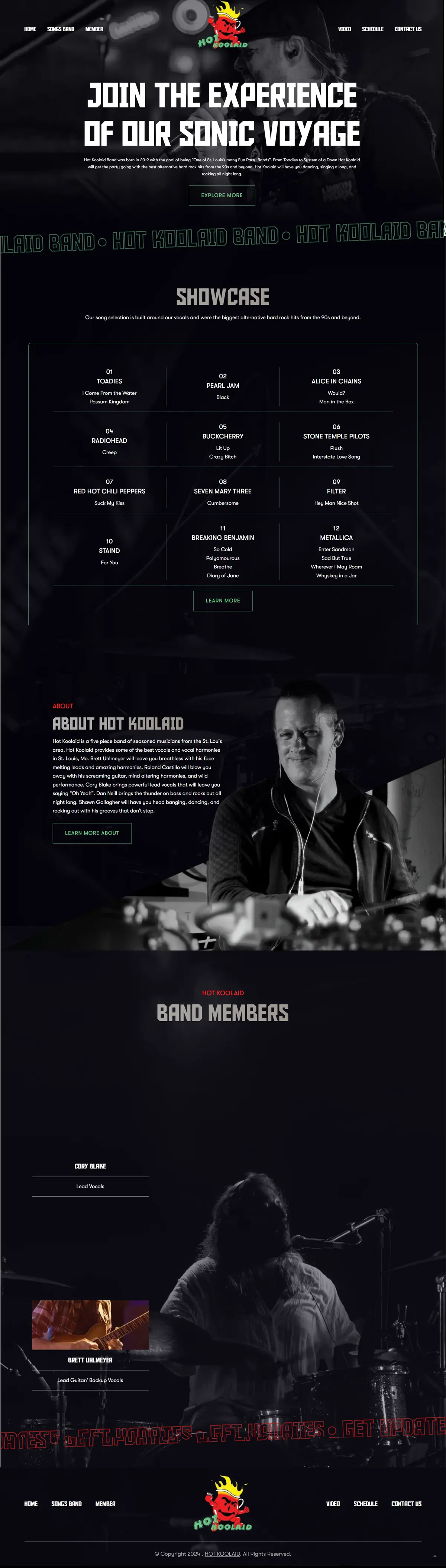 Hot Koolaid complete website design and development preview